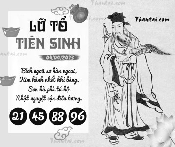 LỮ TỔ TIÊN SINH 04/04/2023