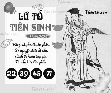 LỮ TỔ TIÊN SINH 11/04/2023