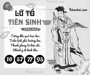 LỮ TỔ TIÊN SINH 12/04/2023