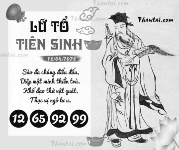 LỮ TỔ TIÊN SINH 13/04/2023