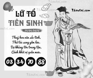 LỮ TỔ TIÊN SINH 14/04/2023