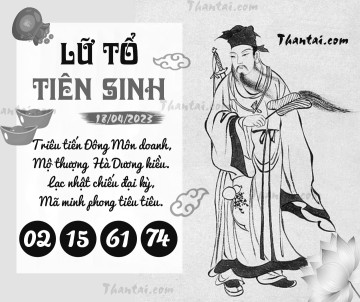 LỮ TỔ TIÊN SINH 18/04/2023