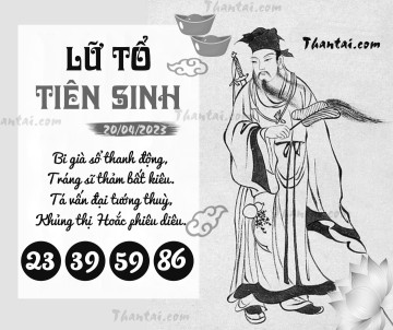 LỮ TỔ TIÊN SINH 20/04/2023