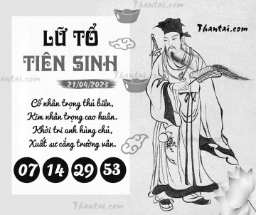 LỮ TỔ TIÊN SINH 21/04/2023