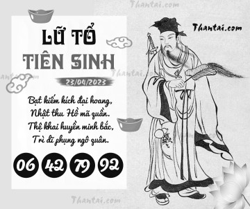 LỮ TỔ TIÊN SINH 23/04/2023