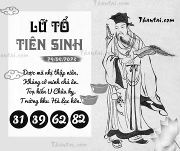 LỮ TỔ TIÊN SINH 29/04/2023