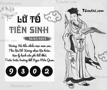 LỮ TỔ TIÊN SINH 26/05/2023
