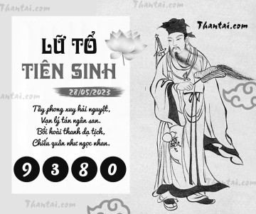 LỮ TỔ TIÊN SINH 28/05/2023