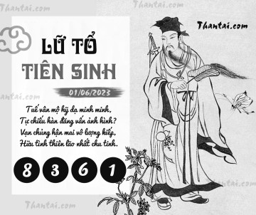 LỮ TỔ TIÊN SINH 01/06/2023