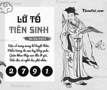 LỮ TỔ TIÊN SINH 06/06/2023