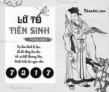 LỮ TỔ TIÊN SINH 14/06/2023