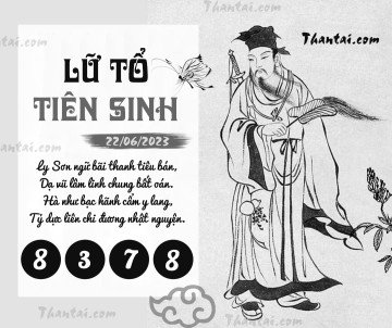 LỮ TỔ TIÊN SINH 22/06/2023