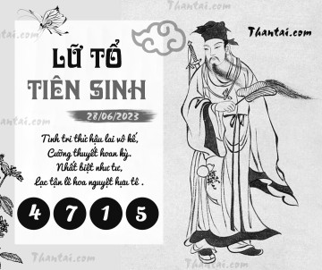 LỮ TỔ TIÊN SINH 28/06/2023