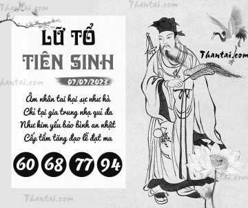 LỮ TỔ TIÊN SINH 07/07/2023