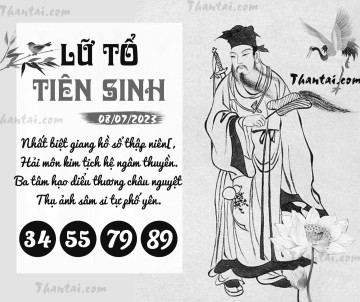 LỮ TỔ TIÊN SINH 08/07/2023