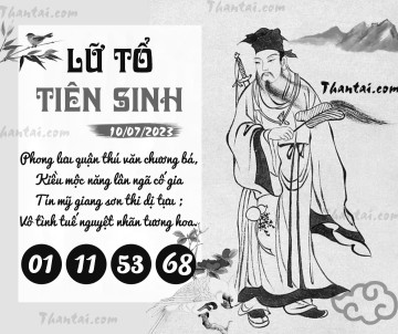 LỮ TỔ TIÊN SINH 10/07/2023