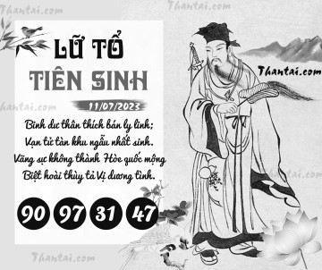 LỮ TỔ TIÊN SINH 11/07/2023