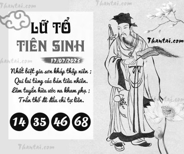 LỮ TỔ TIÊN SINH 17/07/2023