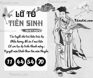 LỮ TỔ TIÊN SINH 20/07/2023