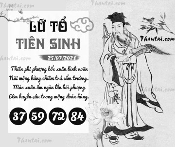 LỮ TỔ TIÊN SINH 25/07/2023