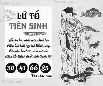 LỮ TỔ TIÊN SINH 30/07/2023