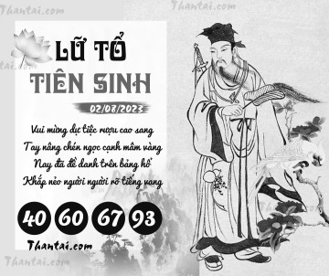 LỮ TỔ TIÊN SINH 02/08/2023