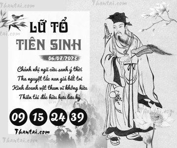 LỮ TỔ TIÊN SINH 06/08/2023