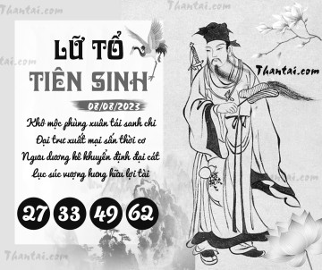 LỮ TỔ TIÊN SINH 08/08/2023