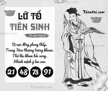 LỮ TỔ TIÊN SINH 12/08/2023