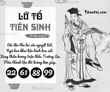 LỮ TỔ TIÊN SINH 15/09/2023