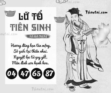 LỮ TỔ TIÊN SINH 18/08/2023