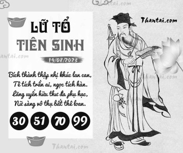 LỮ TỔ TIÊN SINH 19/08/2023