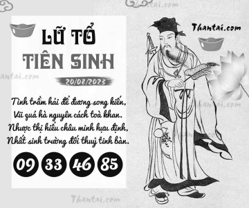 LỮ TỔ TIÊN SINH 20/08/2023