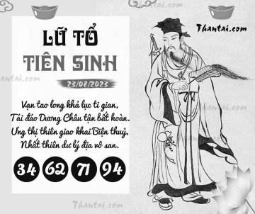 LỮ TỔ TIÊN SINH 23/08/2023