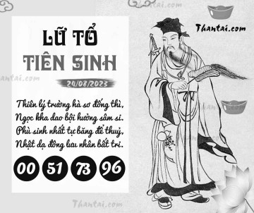 LỮ TỔ TIÊN SINH 24/08/2023