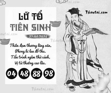 LỮ TỔ TIÊN SINH 27/08/2023