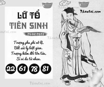 LỮ TỔ TIÊN SINH 29/08/2023