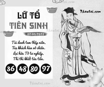 LỮ TỔ TIÊN SINH 02/09/2023