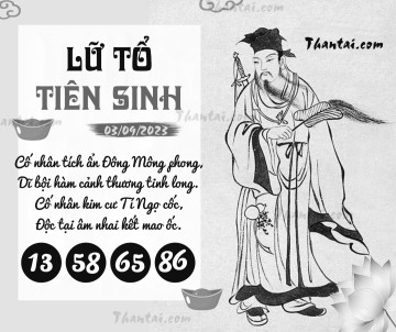 LỮ TỔ TIÊN SINH 03/09/2023