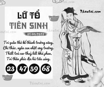 LỮ TỔ TIÊN SINH 05/09/2023