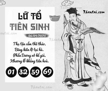 LỮ TỔ TIÊN SINH 06/09/2023