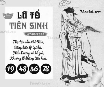 LỮ TỔ TIÊN SINH 07/09/2023