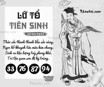 LỮ TỔ TIÊN SINH 08/09/2023