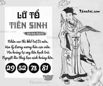 LỮ TỔ TIÊN SINH 09/09/2023