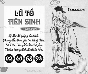 LỮ TỔ TIÊN SINH 10/09/2023