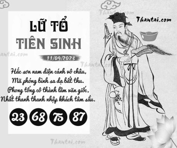 LỮ TỔ TIÊN SINH 11/09/2023