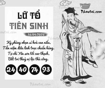 LỮ TỔ TIÊN SINH 16/09/2023