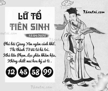 LỮ TỔ TIÊN SINH 18/09/2023