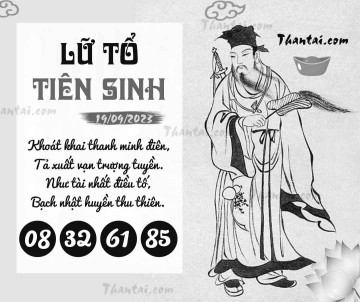 LỮ TỔ TIÊN SINH 19/09/2023