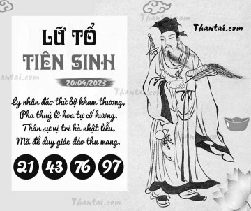 LỮ TỔ TIÊN SINH 20/09/2023